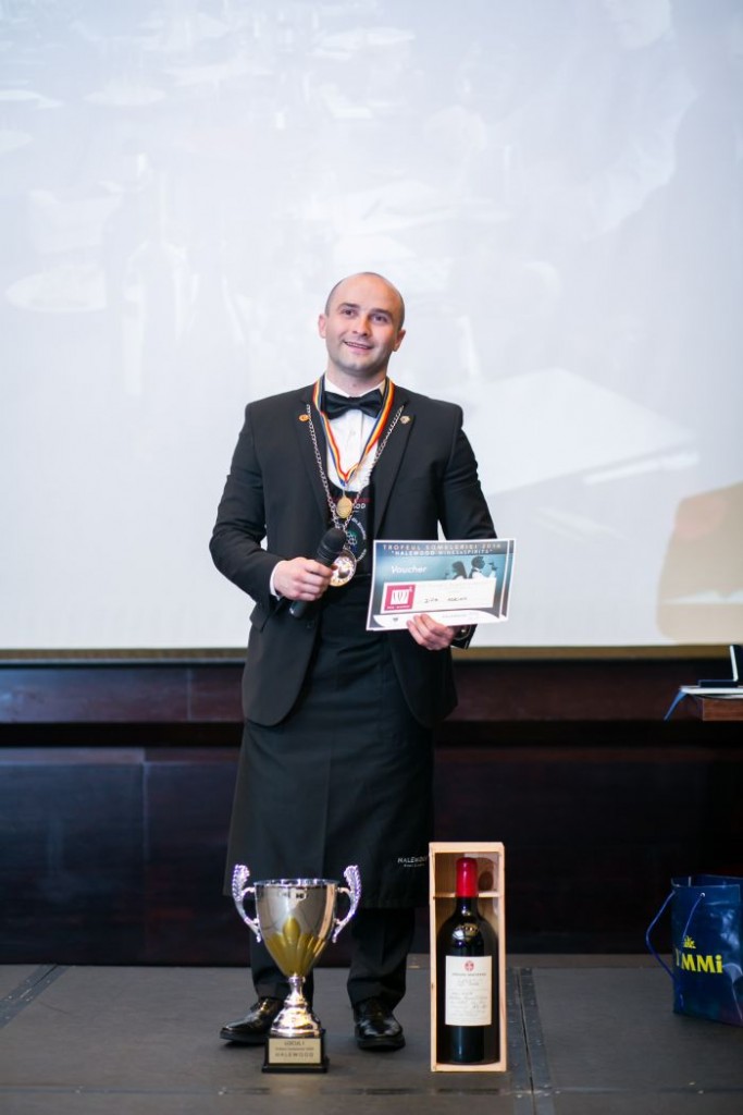 Adrian Jipa, castigatorul locului 1 Trofeul Someleriei