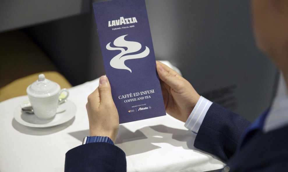 Carta caffe Lavazza per Alitalia
