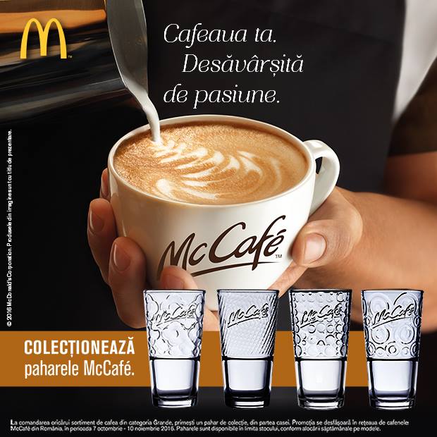 Cafeaua desavarsita de pasiune campanie de comunicare McCafe