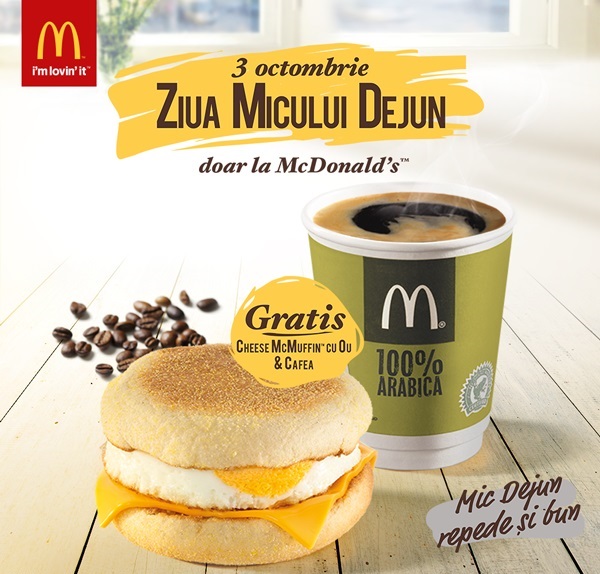 Ziua Micului Dejun la McDonald's