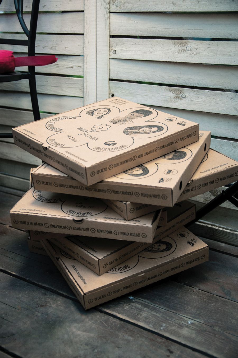 Cutii Pizza Flower