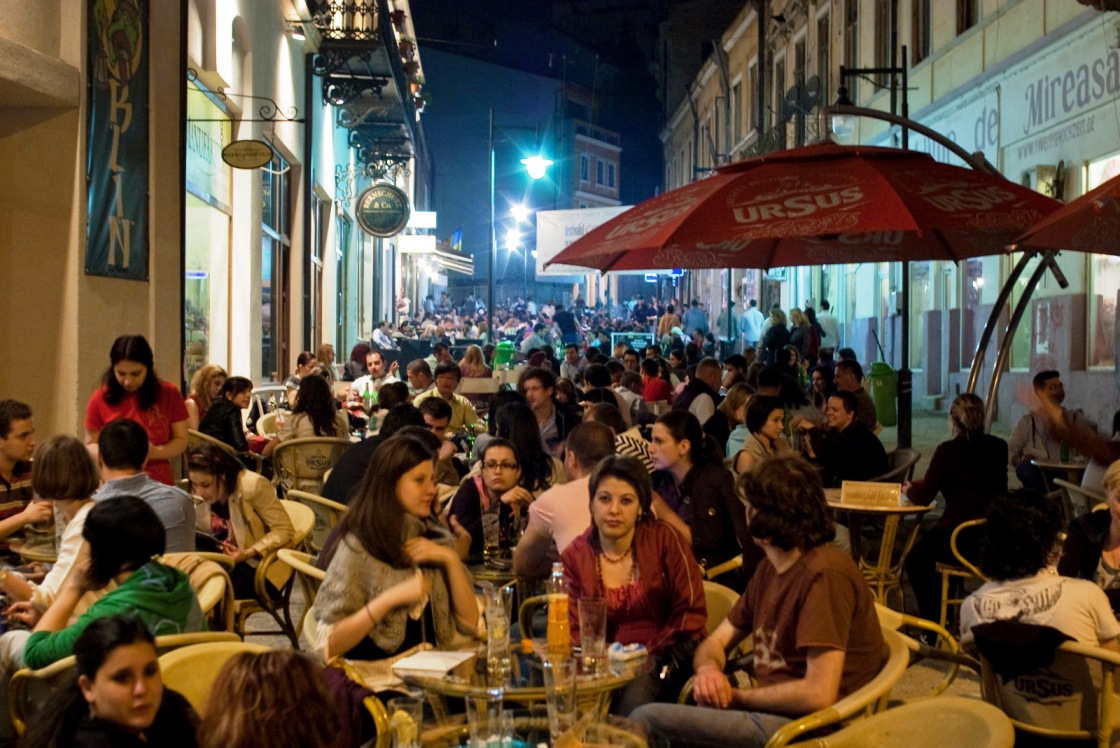 terase centrul istoric seara