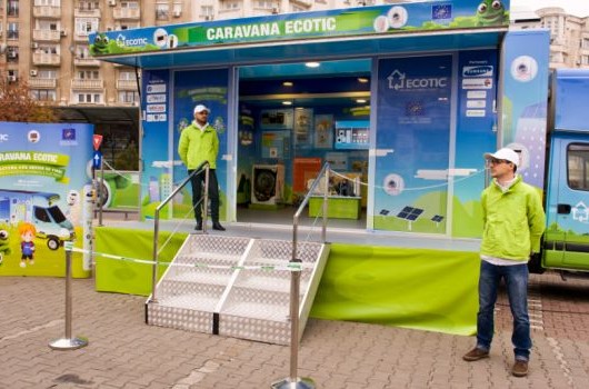 Caravana Ecotic punct de colectare a deseurilor electronice