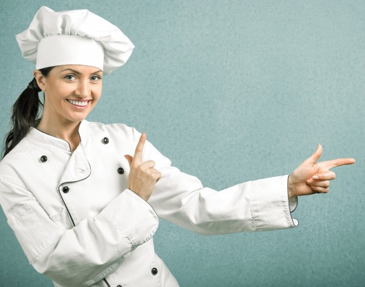 Bucatar femeie studiu horeca